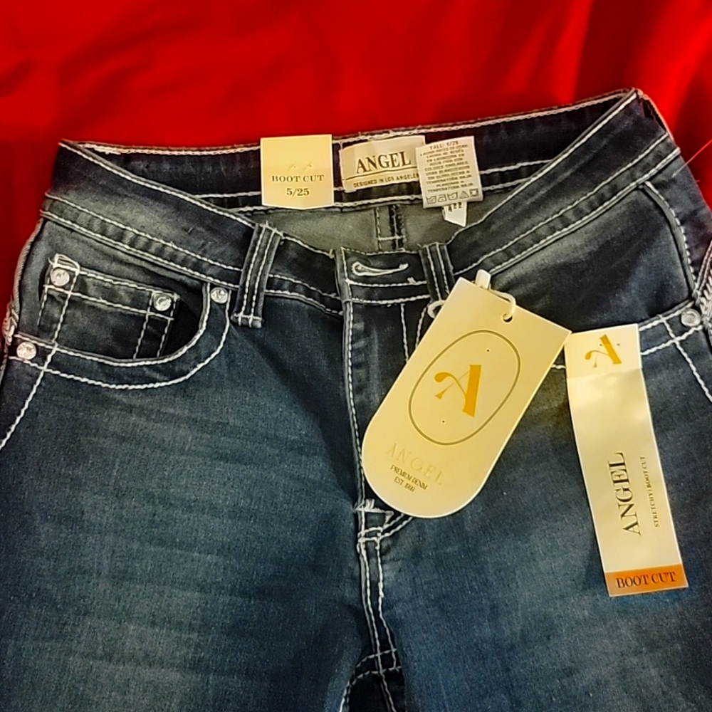 Boot cut denim jeans